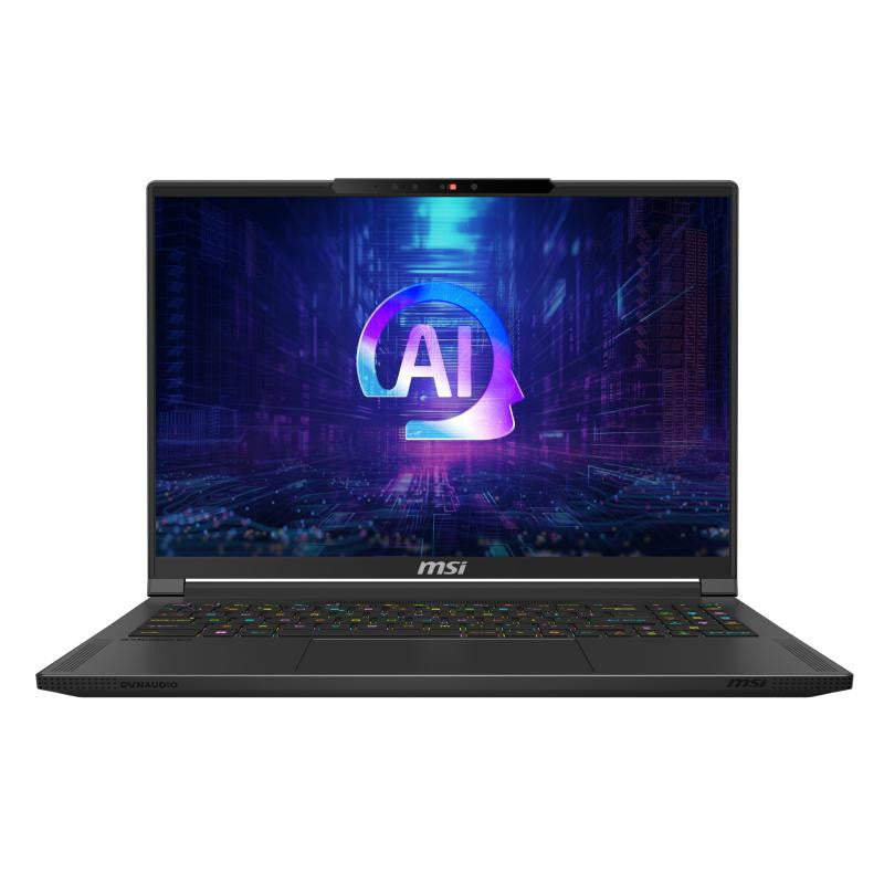 MSI Stealth A16 AI+ A3XVGG-004FR AMD Ryzen AI 9 HX 370 Ordinateur portable 40,6 cm (16") Quad HD+ 32 Go LPDDR5x-SDRAM 2 To SSD NVIDIA GeForce RTX 4070 Wi-Fi 7 (802.11be) Windows 11 Pro Noir