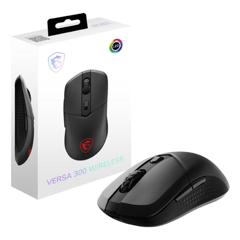 MSI VERSA 300 souris Gaming Droitier RF Wireless + Bluetooth + USB Type-C Optique 8000 DPI
