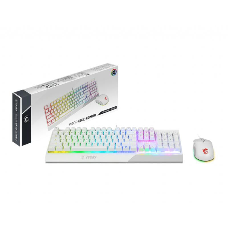 MSI VIGOR GK30 COMBO WHITE FR