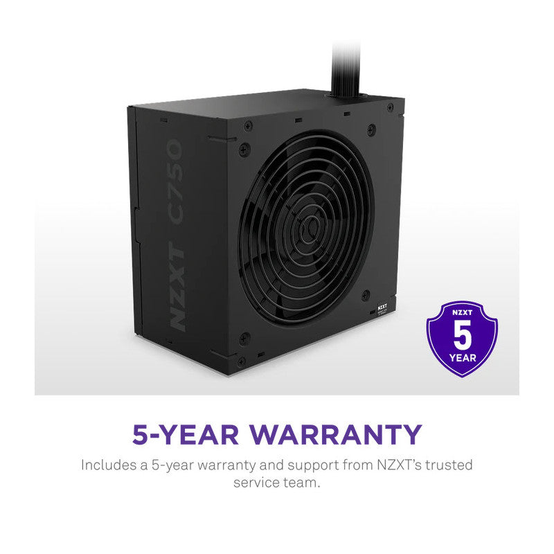 NZXT ATX 3.1 750 Watt 80 Plus Bronze