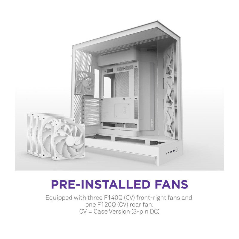 NZXT H9 Flow White
