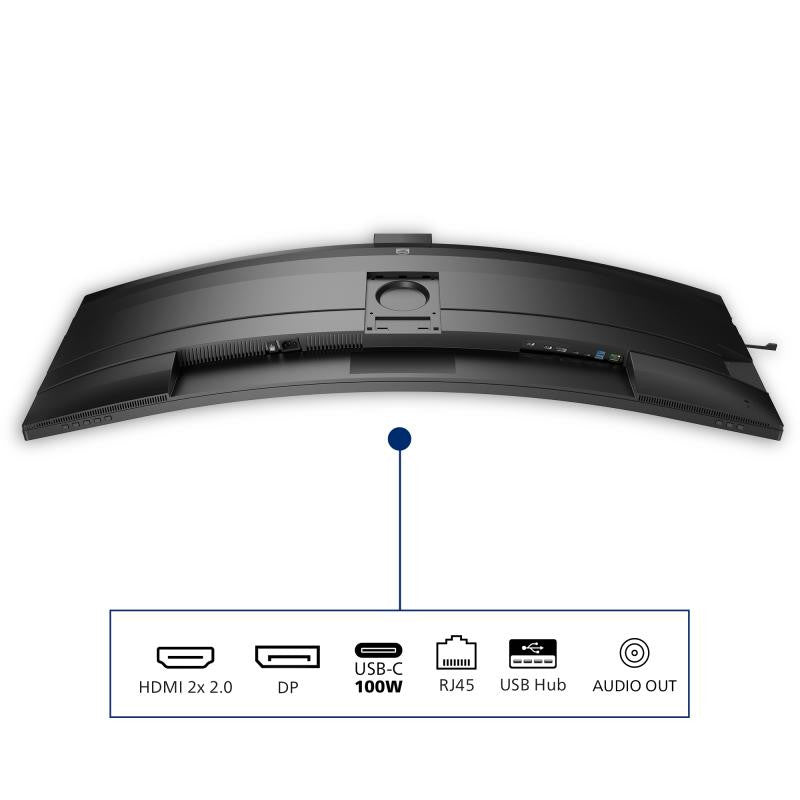 Philips 49B2U6900CH/00 écran plat de PC 124 cm (48.8") 5120 x 1440 pixels Dual QHD LCD Noir