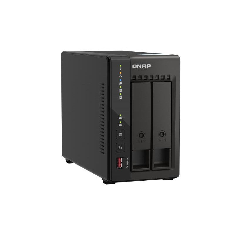 QNAP TS-253E NAS Tower Intel® Celeron® J6412 8 Go 0 To QNAP QTS Noir