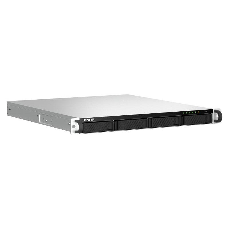 QNAP TS-464U NAS Rack (1 U) Intel® Celeron® N5095 8 Go DDR4 0 To QNAP Turbo System Aluminium, Noir