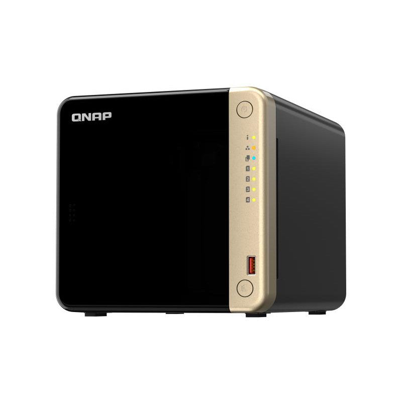 QNAP TS-464 NAS Tower Intel® Celeron® N5095 8 Go DDR4 0 To QNAP QTS Noir