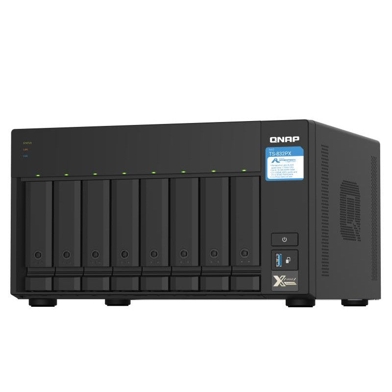 QNAP TS-832PX-4G Serveur NAS 8 Baies