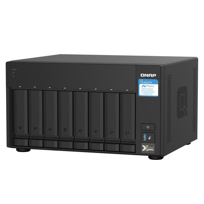 QNAP TS-832PX-4G Serveur NAS 8 Baies