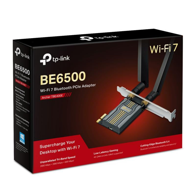 TP-LINK Adaptateur Wi-Fi 7 Bluetooth 5.4 PCIe *ARCHER TBE400E
