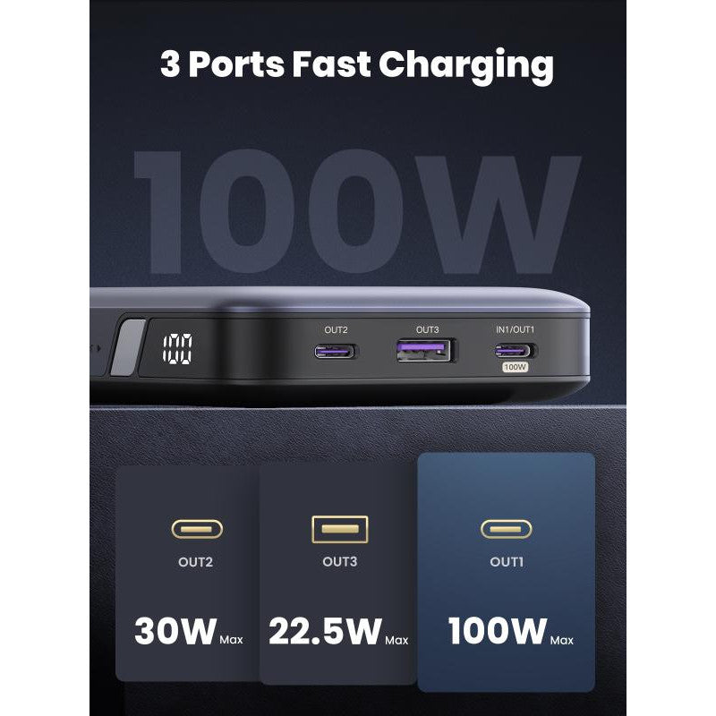 UGREEN Batterie Ext 20000mAh 100W *25188
