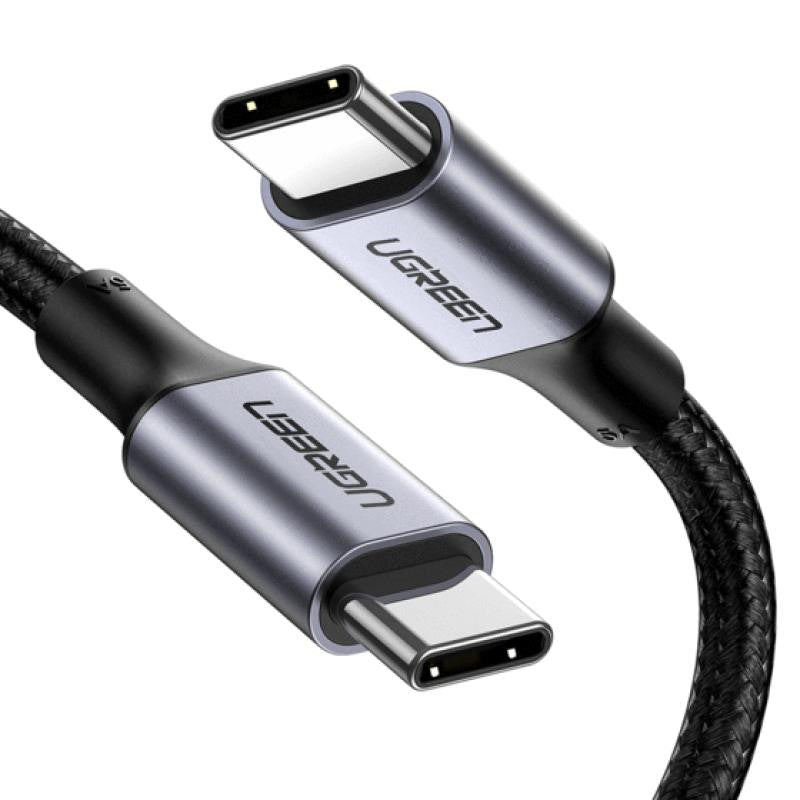 UGREEN Câble Renforcé 1m USB-C > USB-C Noir PD 100W *70427