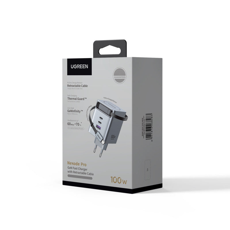 UGREEN Chargeur Rapide 100 W + Câble avec Rouleau *65828