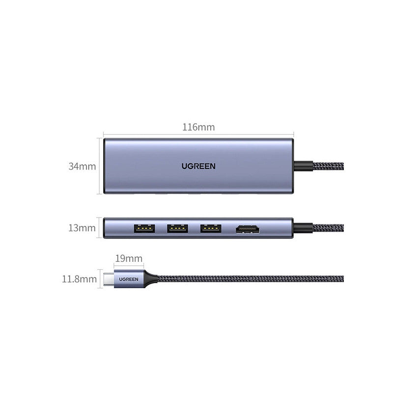 UGREEN Hub 6 en 1*20956A